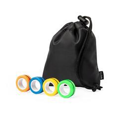 OBG PUB - Antistress en forme d’anneaux avec étui en RPET Za