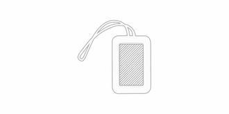 Identificateur de valise en bambou et silicone Voz - Marquage Recto