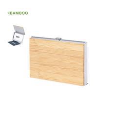 OBG PUB - Porte-Cartes en bambou avec couverture rigide Flow