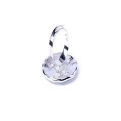 OBG PUB - Bague ajustable avec design élégant en métal Zouk