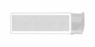 Briquet électronique rechargeable durable Besons - Marquage Verso