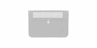 Pochette pour ordinateur portable en coton Minas - Impression Haut