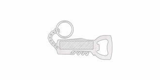 Outil multifonction de poche 3en1 en bambou Faldo - face 2