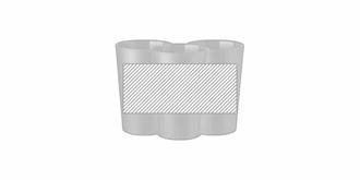 Tasse à café 300ml pratique et élégante Zooma - Marquage autour