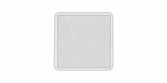 Dessous de verre décapsuleur en bambou Ambir - Impression Bas