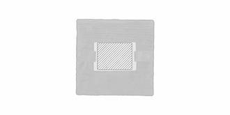 Couverture en polyester doux et confortable Sasa - Marquage Recto