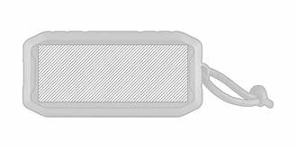 Enceinte en ABS avec microphone intégré Bochar - Marquage Recto