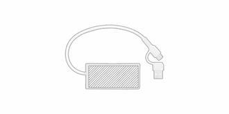 Hub en aluminium et carton recyclé léger Paolo - Marquage Verso