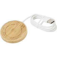 OBG PUB - Chargeur à induction écologique en bambou Razi