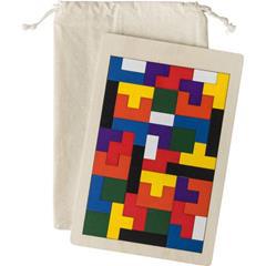 OBG PUB - Puzzle en bois dans une pochette en coton Kizao