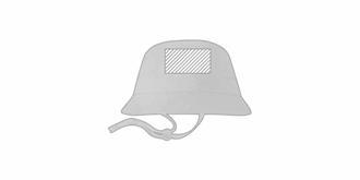 Bonnet pliable type bob en microfibre souple Honet - face 2