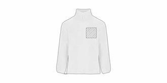 Veste en polaire zippée Artic pour homme Niolo - Marquage poitrine gauche