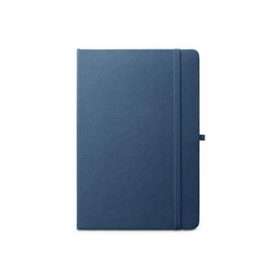 Cahier de notes A5 en rPET avec pages lignées Pont Bleu
