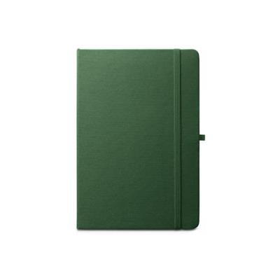 Cahier de notes A5 en rPET avec pages lignées Pont Vert empire