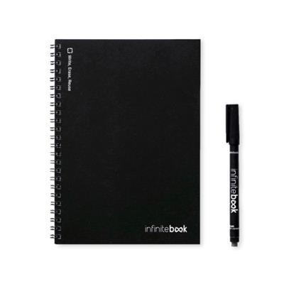 Carnet de notes A5 avec couverture souple Mapian Noir