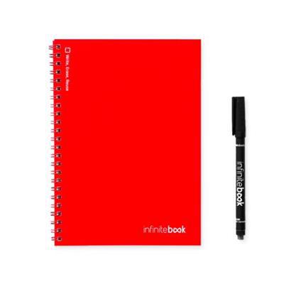 Carnet de notes A5 avec couverture souple Mapian Rouge