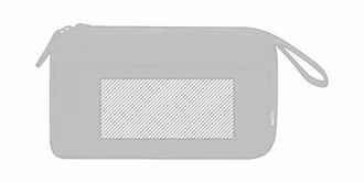 Trousse organisatrice élégant en 900D RPET Slide - A l'avant