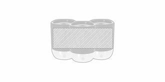 Tasse isotherme en PP recyclé robuste 290ml Saley - Marquage autour