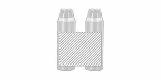 Set de bouteille isotherme avec 3 tasses Pierro - Marquage autour