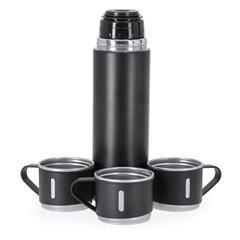 OBG PUB - Set de bouteille isotherme avec 3 tasses Pierro