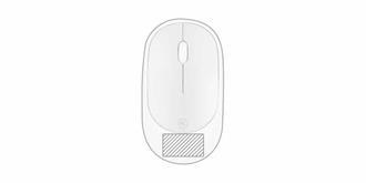 Souris optique sans fil en rABS durable Gloryo - Marquage Recto