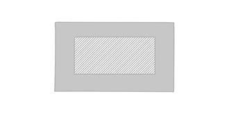 Porte-clés de forme carré en bois de hêtre Galio - Impression pochette recto