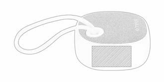 Mini haut-parleur Bluetooth 5.3 solaire Play - face 1