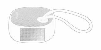 Mini haut-parleur Bluetooth 5.3 solaire Play - face 2