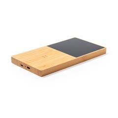 OBG PUB - Chauffe Tasses et Chargeur sans fil en bambou Nova