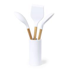 OBG PUB - Set de cuisine 3 pièces en bois et silicone Balte