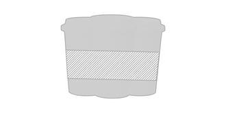 Verre Antibactérien en polypropylène PP Kotos - Marquage autour