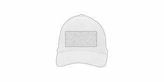Casquette en polyester effet velours durable Kenno - A l'avant
