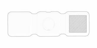 Chargeur sans fil magnétique complet 15W Mika - Marquage Recto