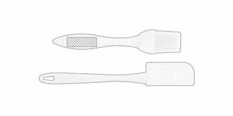 Set de cuisine 3 pièces sous pochette Dousi - Impression sur poignée