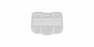 Gobelet isotherme en PP recyclé 320 ml Mangora - Marquage autour