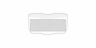 Tasse en céramique avec couvercle 350ml Raissau - Marquage autour