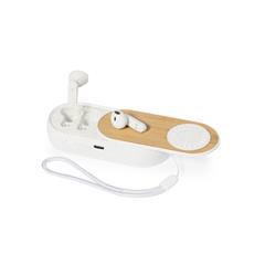 OBG PUB - Casque haut-parleur en bambou et canne de blé Koza