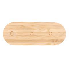 OBG PUB - Chargeur sans fil multifonction 15W en bambou Naro