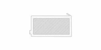 Trousse avec motif Noël en RPET non tissé Uzzy - Marquage Verso