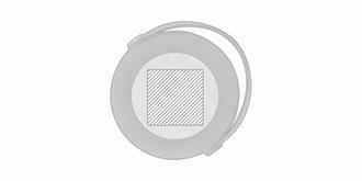 Enceinte Bluetooth avec chargeur sans fil 15W Gots - Impression Haut