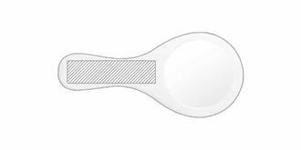 Ensemble miroir et brosse en bois naturel Sedolax - impression sur le 1er article