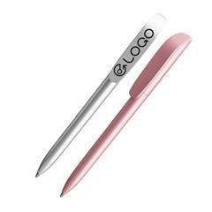 OBG PUB - Stylo BIC mécanisme pivotant habillage glacé Icy