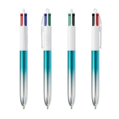 Stylo BIC 4 en 1 au design bicolor Proodax Turquoise