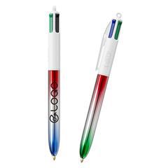 OBG PUB - Stylo BIC 4 Couleurs corps en couleurs drapeau Joy