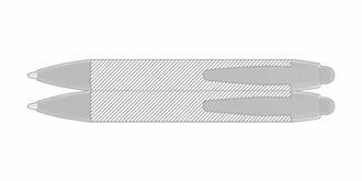 Stylo BIC à bille pratique et durable Kapaleo - Marquage autour