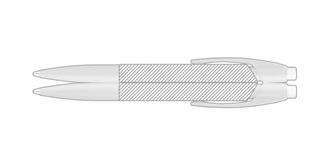 Porte-mine BIC haute qualité avec clip robuste Hit - Marquage autour