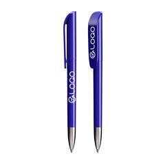 OBG PUB - Stylo BIC à bille chromé haut de gamme Saven