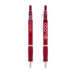 OBG PUB - Stylo à bille BIC translucide caoutchouté Dolmona