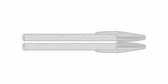 Stylo à bille BIC Cristal classique original Sadin - Marquage autour