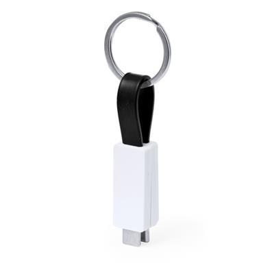 OBG PUB - Chargeur porte-clés USB Type C 65W durable Bekast Noir Chargeur porte-clés USB Type C 65W durable Bekast Noir